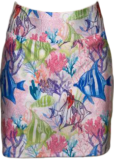 coral reef golf Sundance Golf Skort