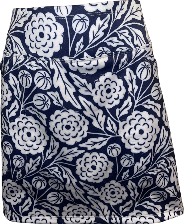 Navy Bouquet Golf Skort - NEW