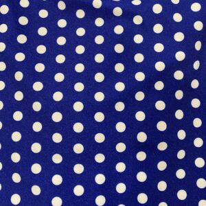 Royal with White Polka Dots Golf Skort