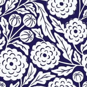 Navy Bouquet Everyday/Tennis/Pickleball Skort
